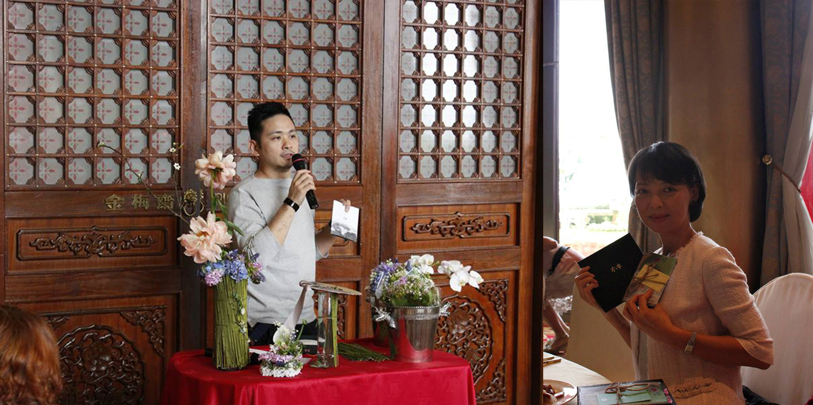 我們感謝台北華新扶輪社的邀請, 讓我們在當中講解花見理念和茶事分享 我們感謝台北華新扶輪社的邀請, 讓我們在當中講解花見理念和茶事分享