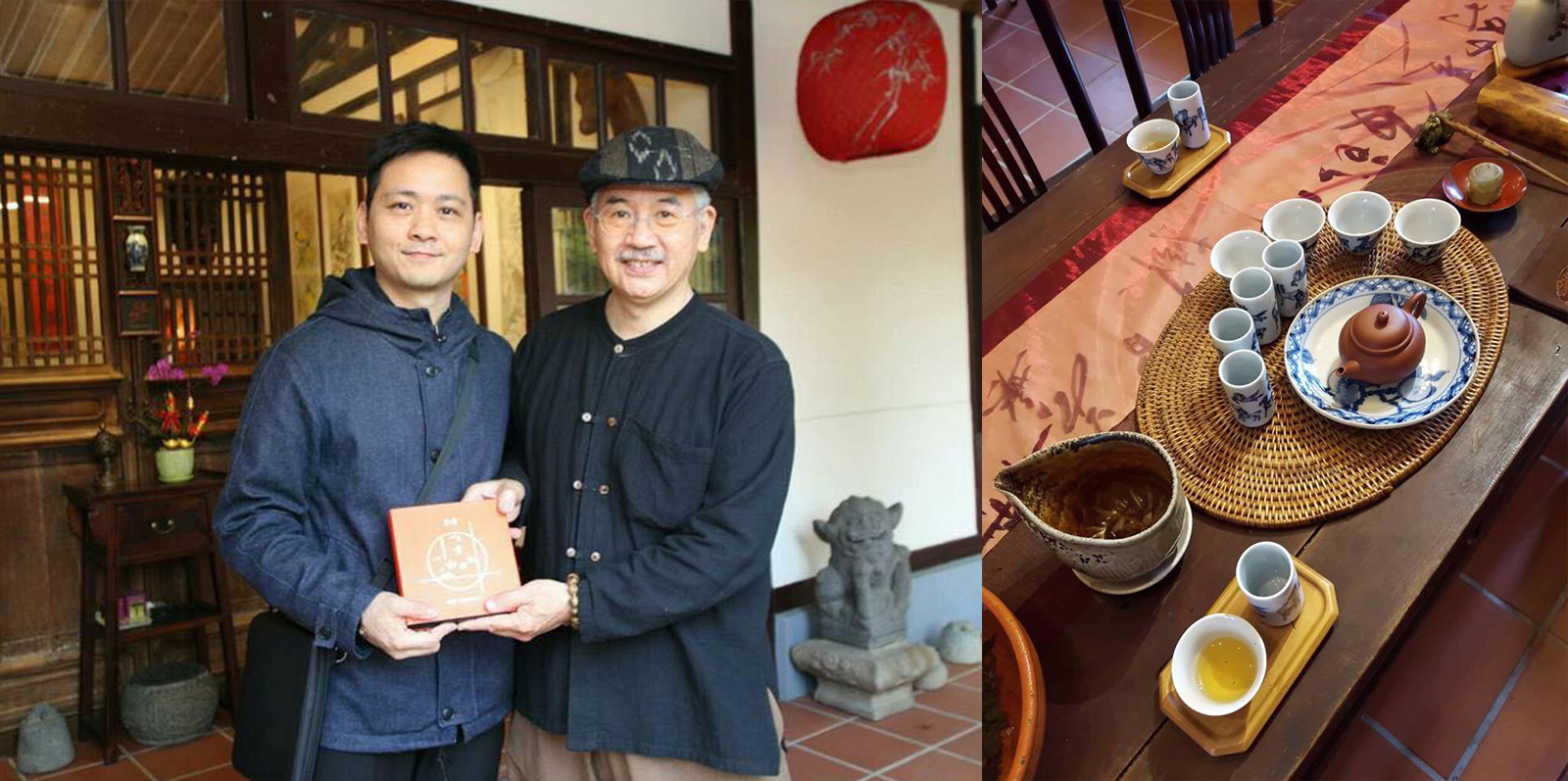 臺灣文俗協會 會長  江兆坤 先生 示範雙杯泡